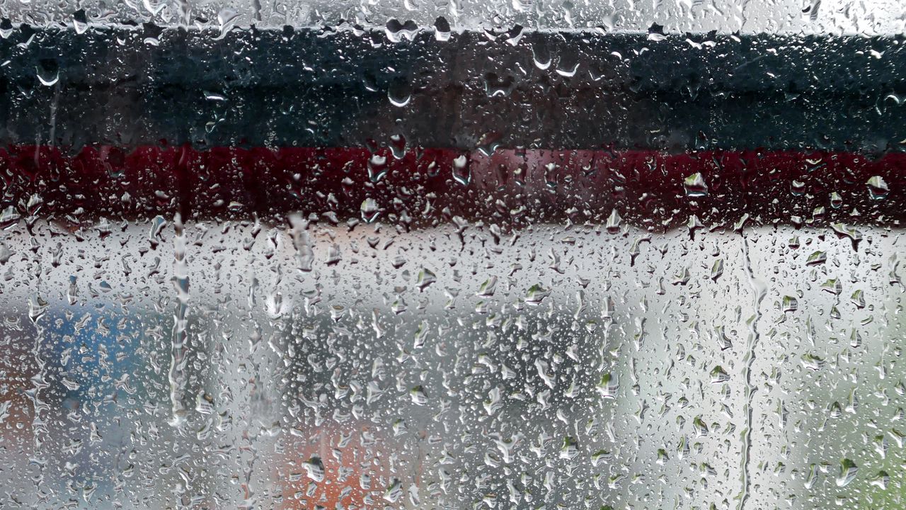 Wallpaper rain, window, glass, drops, wet, macro