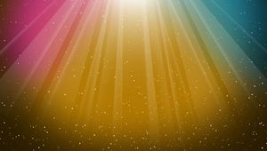 Preview wallpaper rainbow, colorful, drops, fan