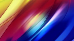 Preview wallpaper rainbow, colorful, lines, wavy