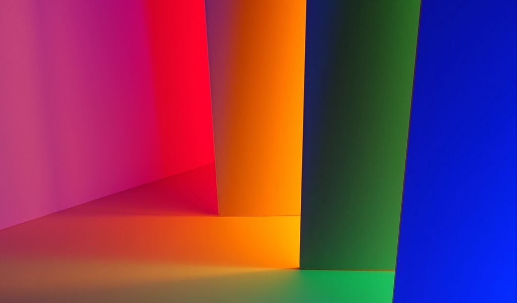 1024x600 Wallpaper rainbow, gradient, colors