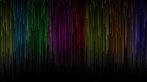 Preview wallpaper rainbow, light, stripes, lines, flow