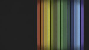 Preview wallpaper rainbow of colors, lines, number