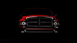 Preview wallpaper ram grille, car, front view, dark