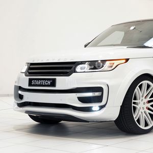 Preview wallpaper range rover, 2014, startech, white, side view