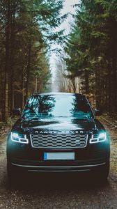 Preview wallpaper range rover, car, front view, suv