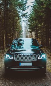 Preview wallpaper range rover, car, front view, suv