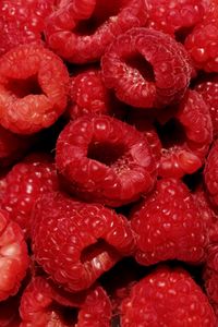 Preview wallpaper raspberries, berries, fresh, ripe, red