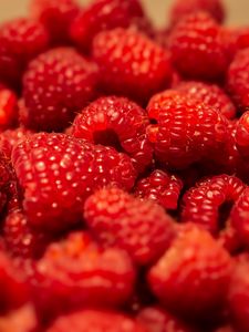 Preview wallpaper raspberries, berries, fruits, macro