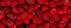 Preview wallpaper raspberry, berry, fruit, dessert, red