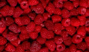 Preview wallpaper raspberry, berry, fruit, dessert, red