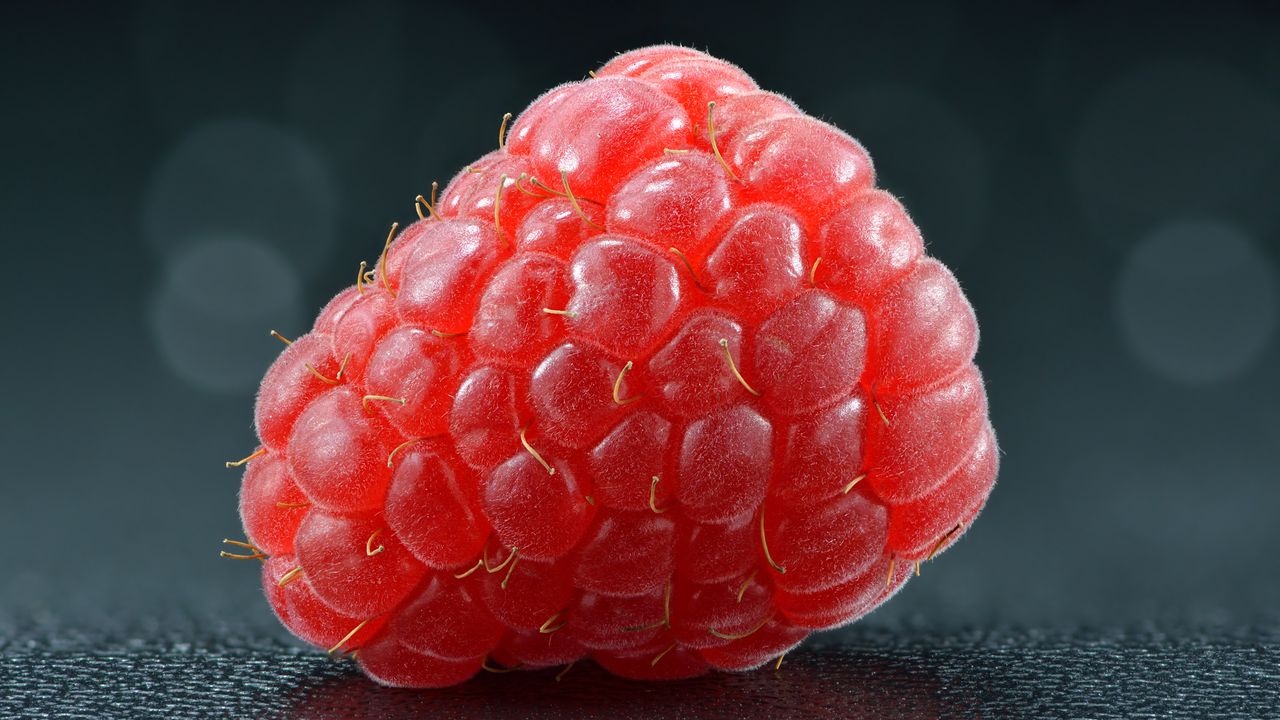 Wallpaper raspberry, berry, red, macro