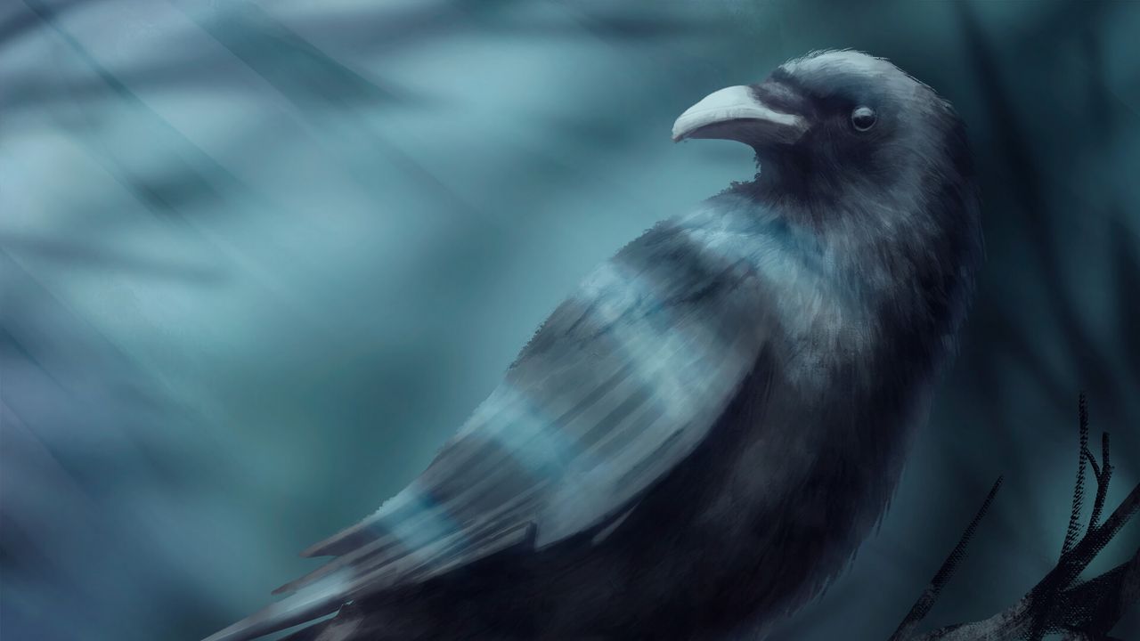 highly detailed black raven bird deep focus d  d  Stable Diffusion   OpenArt