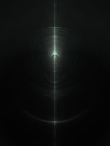 Preview wallpaper ray, dark, fractal, abstraction