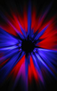 Preview wallpaper rays, bright, red, blue