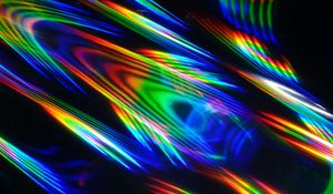 Preview wallpaper rays, colorful, iridescent, light, abstraction