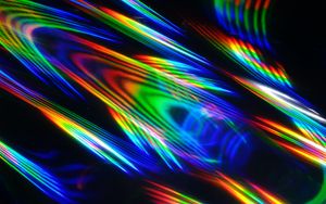 Preview wallpaper rays, colorful, iridescent, light, abstraction