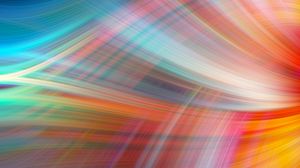 Preview wallpaper rays, colorful, tangled, intersection, abstraction