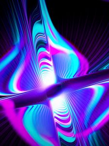 Preview wallpaper rays, form, multicolored, glow, abstraction