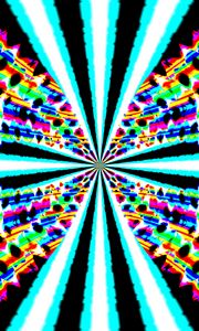 Preview wallpaper rays, fractal, kaleidoscope, abstraction, bright