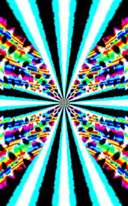 Preview wallpaper rays, fractal, kaleidoscope, abstraction, bright