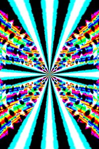 Preview wallpaper rays, fractal, kaleidoscope, abstraction, bright