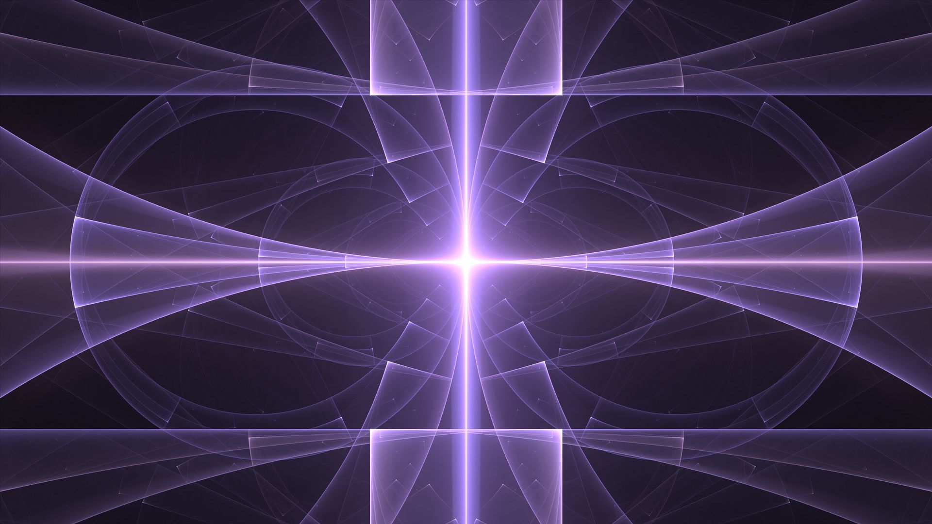 Download wallpaper 1920x1080 rays, glow, intersection, shapes ...