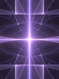 Preview wallpaper rays, glow, intersection, shapes, transparent, purple