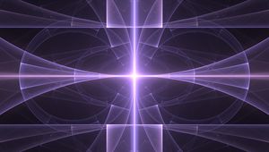 Preview wallpaper rays, glow, intersection, shapes, transparent, purple