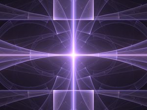 Preview wallpaper rays, glow, intersection, shapes, transparent, purple