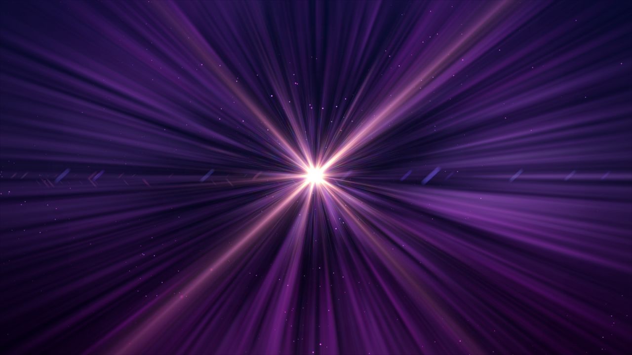 Wallpaper rays, glow, light, purple