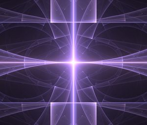 Preview wallpaper rays, intersection, shapes, transparent, purple