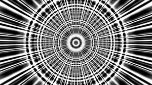 Preview wallpaper rays, lines, circles, shapes, abstraction, black and white