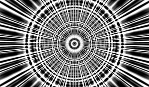 Preview wallpaper rays, lines, circles, shapes, abstraction, black and white