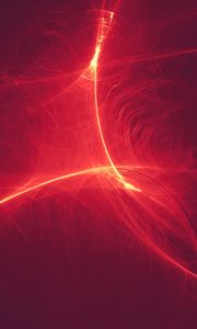 Preview wallpaper rays, lines, distortion, red