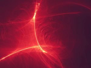 Preview wallpaper rays, lines, distortion, red