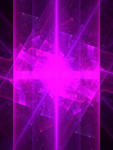 Preview wallpaper rays, lines, glow, shapes, purple, abstraction