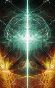 Preview wallpaper rays, lines, glow, volume, abstraction