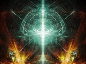 Preview wallpaper rays, lines, glow, volume, abstraction