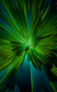 Preview wallpaper rays, lines, stripes, green, abstraction