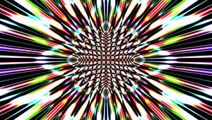 Preview wallpaper rays, pattern, flower, bright