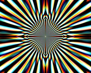 Preview wallpaper rays, shapes, point, abstraction, bright