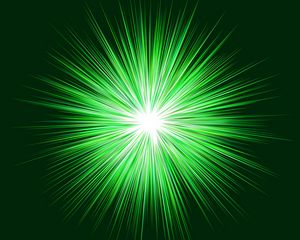 Preview wallpaper rays, shine, green, bright