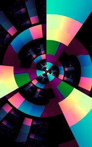 Preview wallpaper rays, squares, shapes, abstraction, colorful