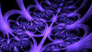 Preview wallpaper rays, stripes, shapes, abstraction, background, blue, purple