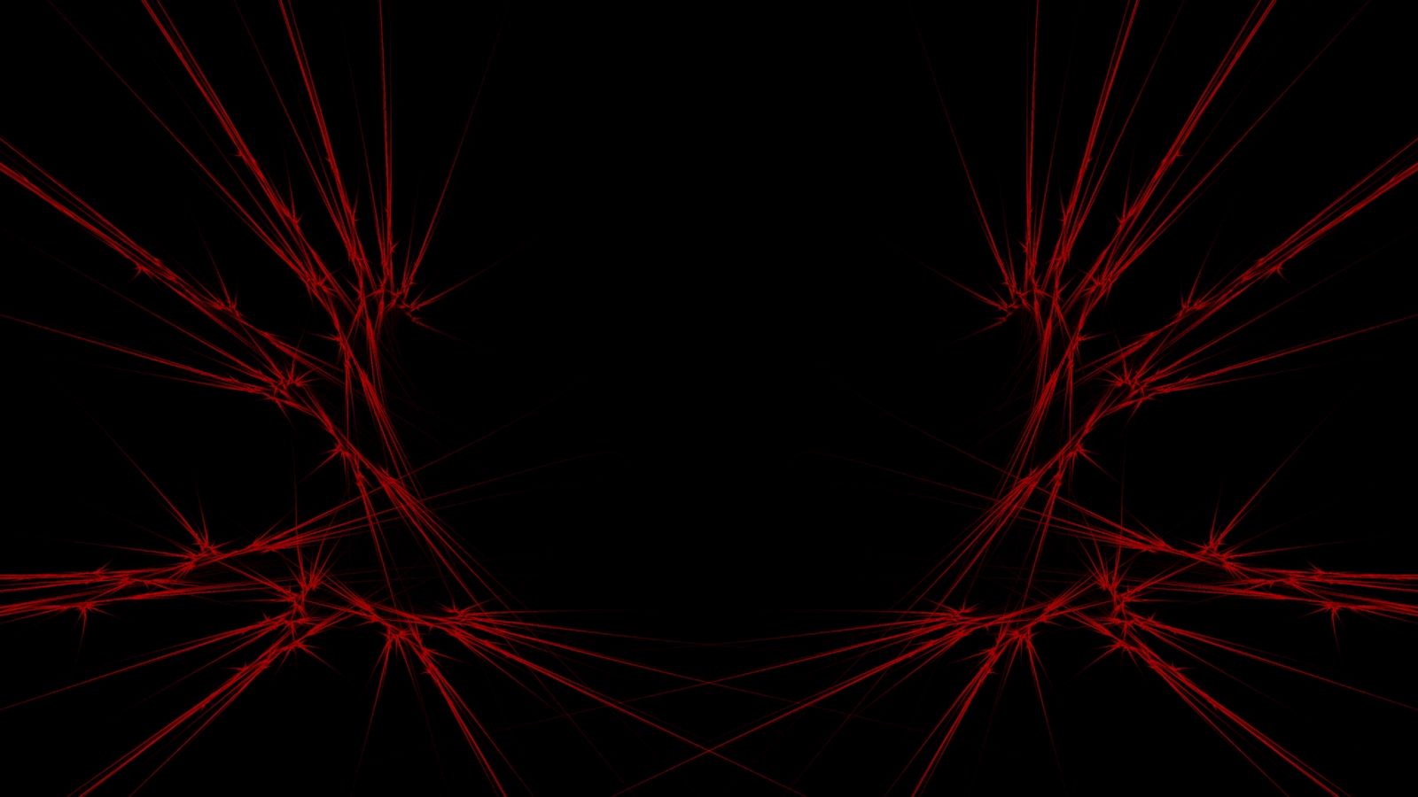 Download wallpaper 1600x900 red, black, abstract widescreen 16:9 hd  background