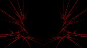 Preview wallpaper red, black, abstract