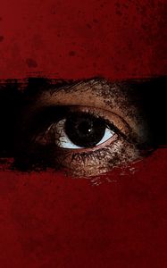 Preview wallpaper red, black, brown, eyes