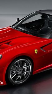 Preview wallpaper red, car, sporty, ride, ferrari