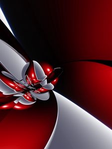 Preview wallpaper red, form, light, line