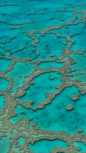 Preview wallpaper reefs, ocean, water, aerial view, bottom